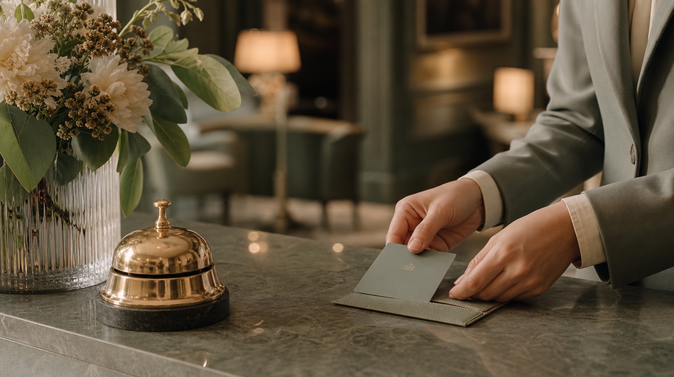 Modernes Hotelzimmer mit warmem Licht
